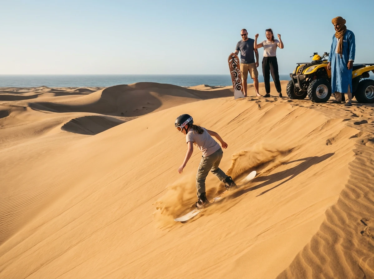 Sandboarding Agadir Desert - Dune Surfing Adventure